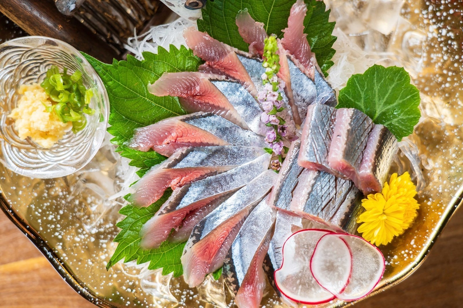 北海道秋刀魚刺身